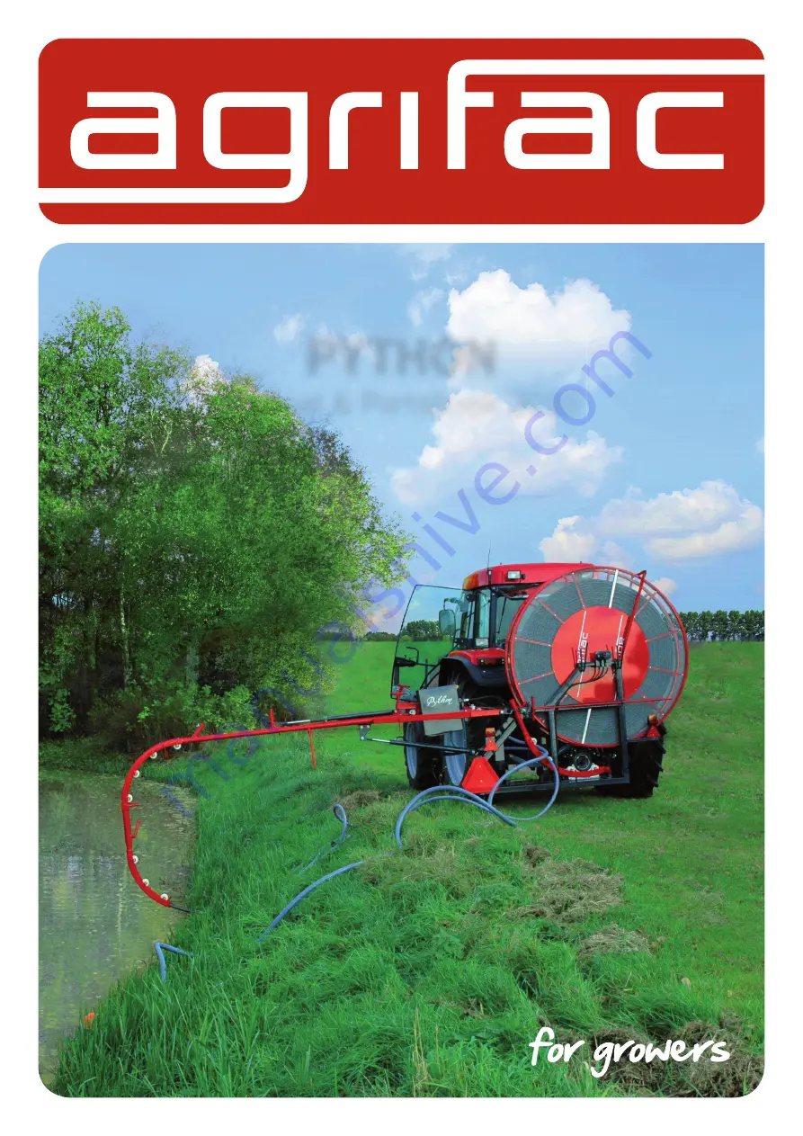 agrifac PYTHON Manual Download Page 1