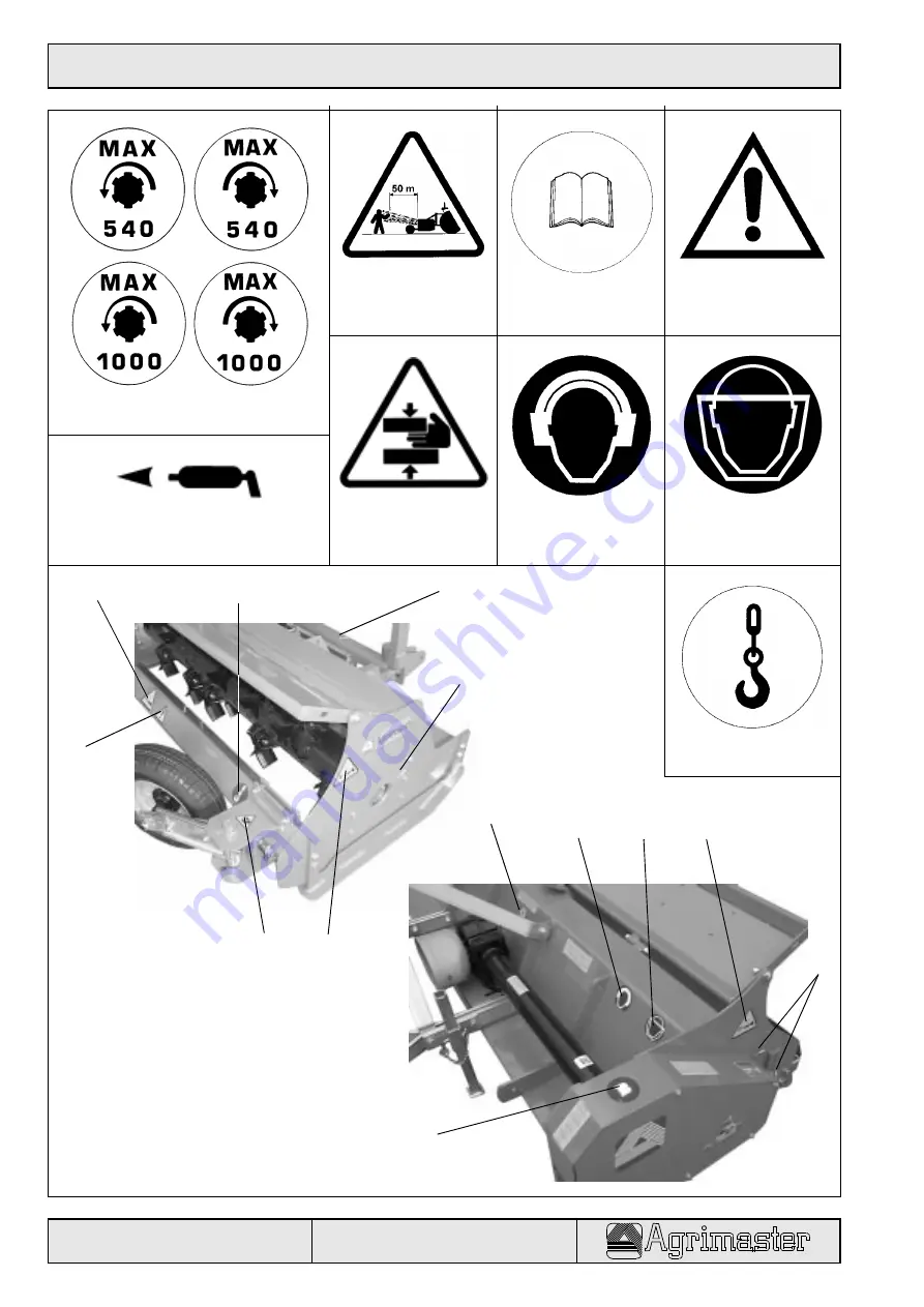 AGRIMASTER RMU 1250 Use And Maintenance Manual Download Page 6