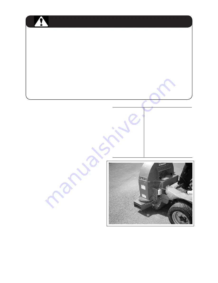 AgriMetal BW 2500-F Operator'S Manual Download Page 38