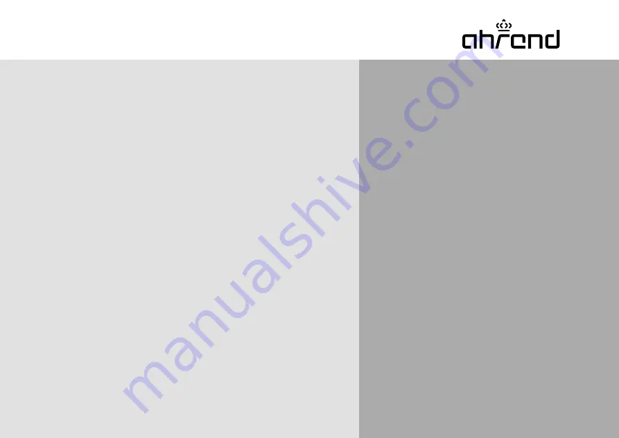 Ahrend 500 Manual Download Page 1