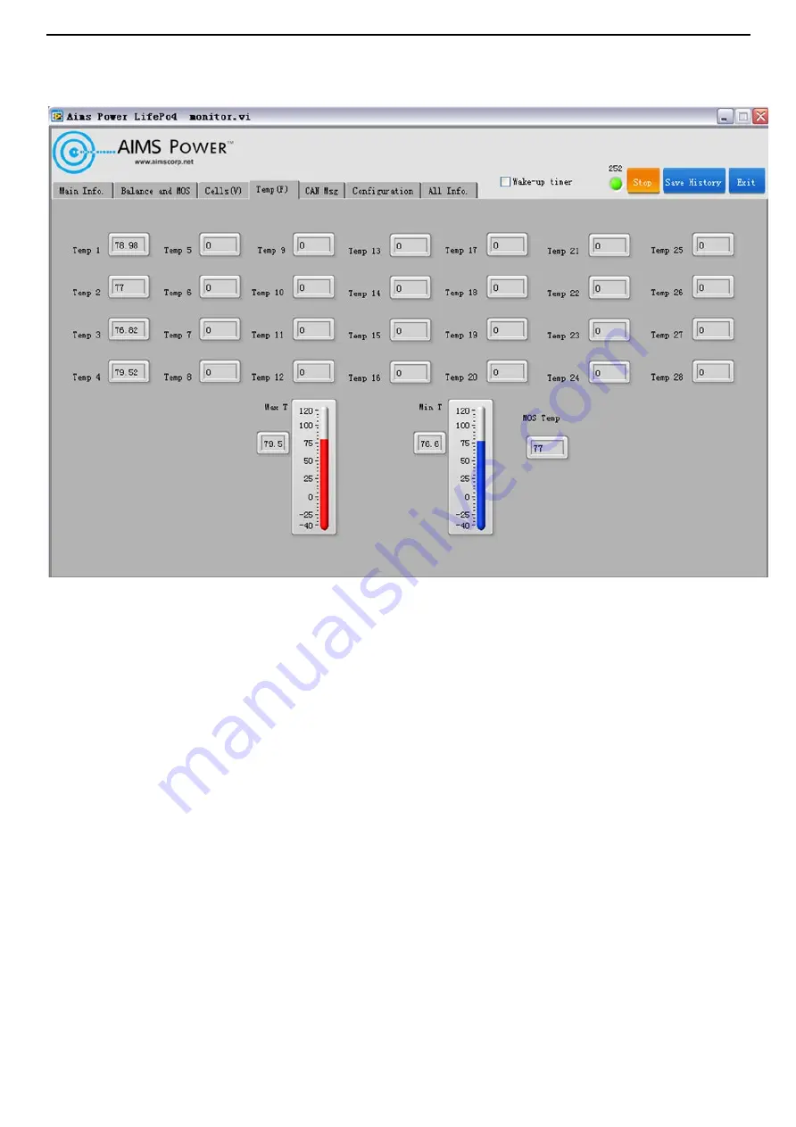 AIMS Power LFP24V300A Manual Download Page 21