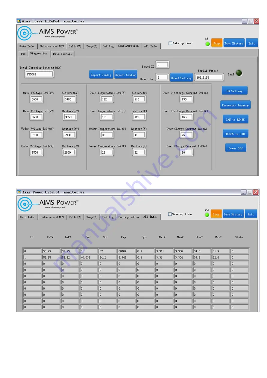 AIMS Power LFP24V400A Instruction Manual Download Page 22