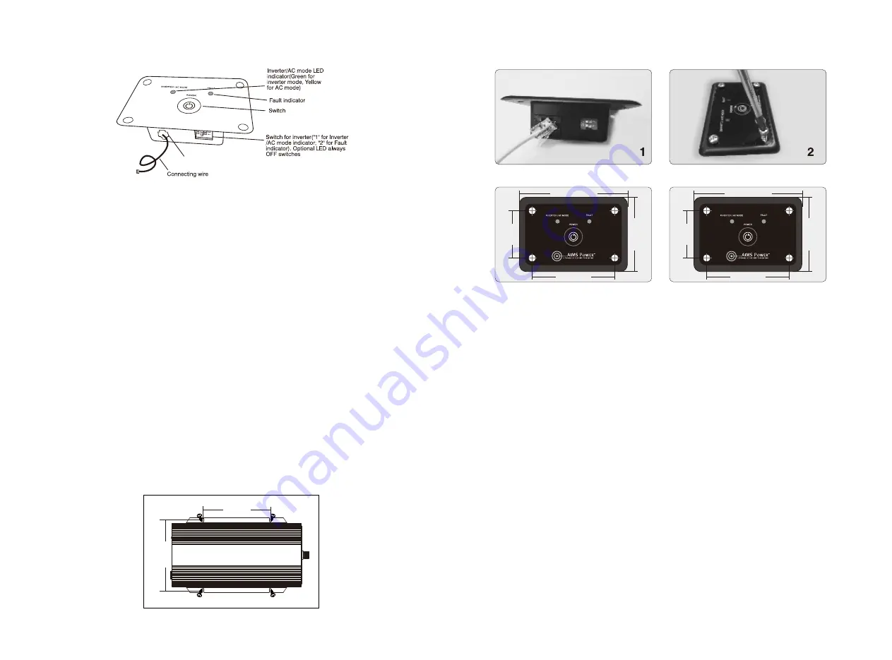 AIMS Power PE200012230S Скачать руководство пользователя страница 3