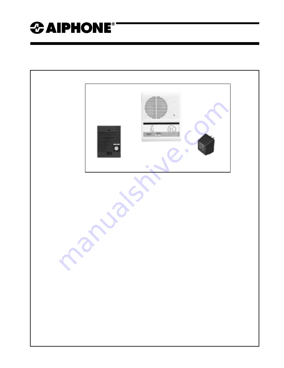 Aiphone ACCESS SENTRY LEM-1DLS Скачать руководство пользователя страница 1