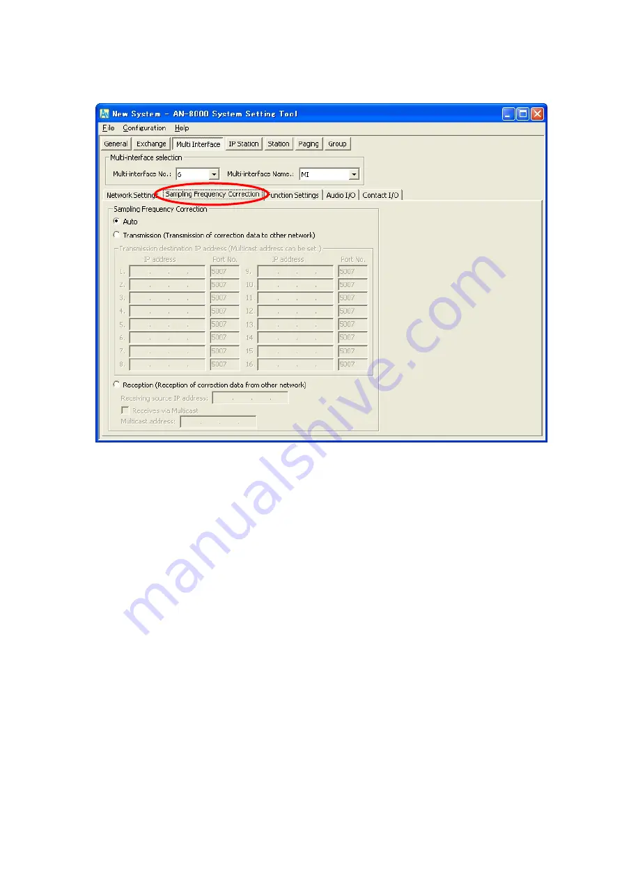 Aiphone AN-8000EX Operating Instructions Manual Download Page 164