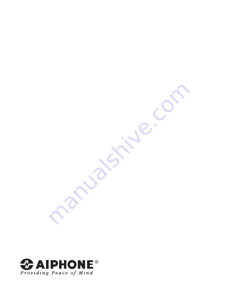 Aiphone JKW-IP (French) Manuel D’Installation Download Page 8