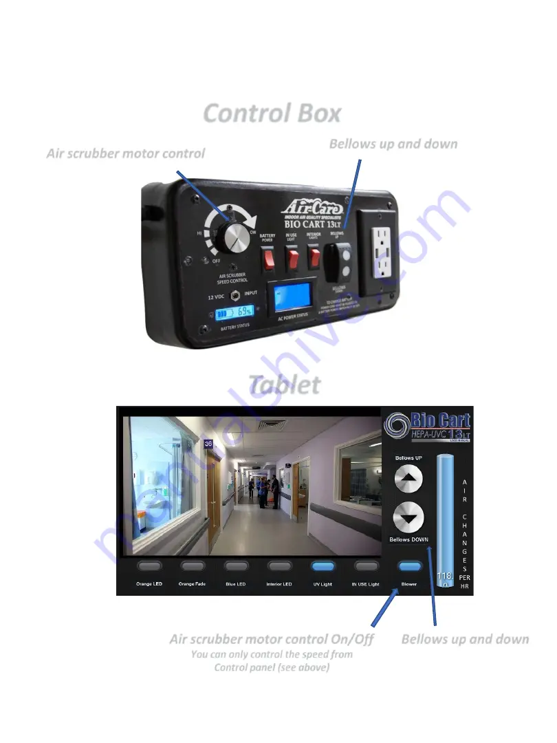Air-Care Bio Cart HEPA-UVC 13 LT User Manual Download Page 22