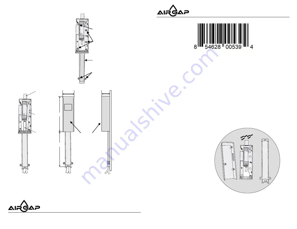 AIR GAP AG110-003 Quick Manual Download Page 1