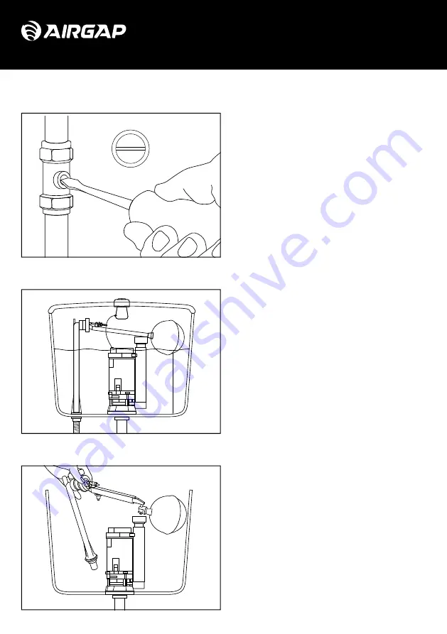 AIR GAP Fluidmaster 6000 Series Installation Manual Download Page 4