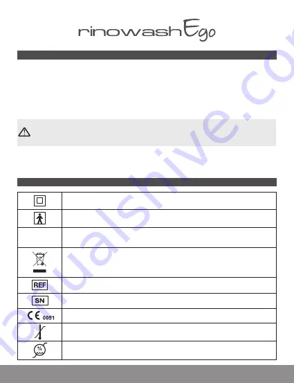 Air Liquide rinowash Ego Instructions For Use Manual Download Page 28