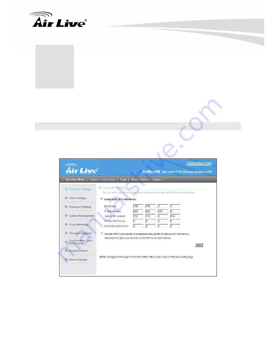 Air Live AirMax5N User Manual Download Page 60