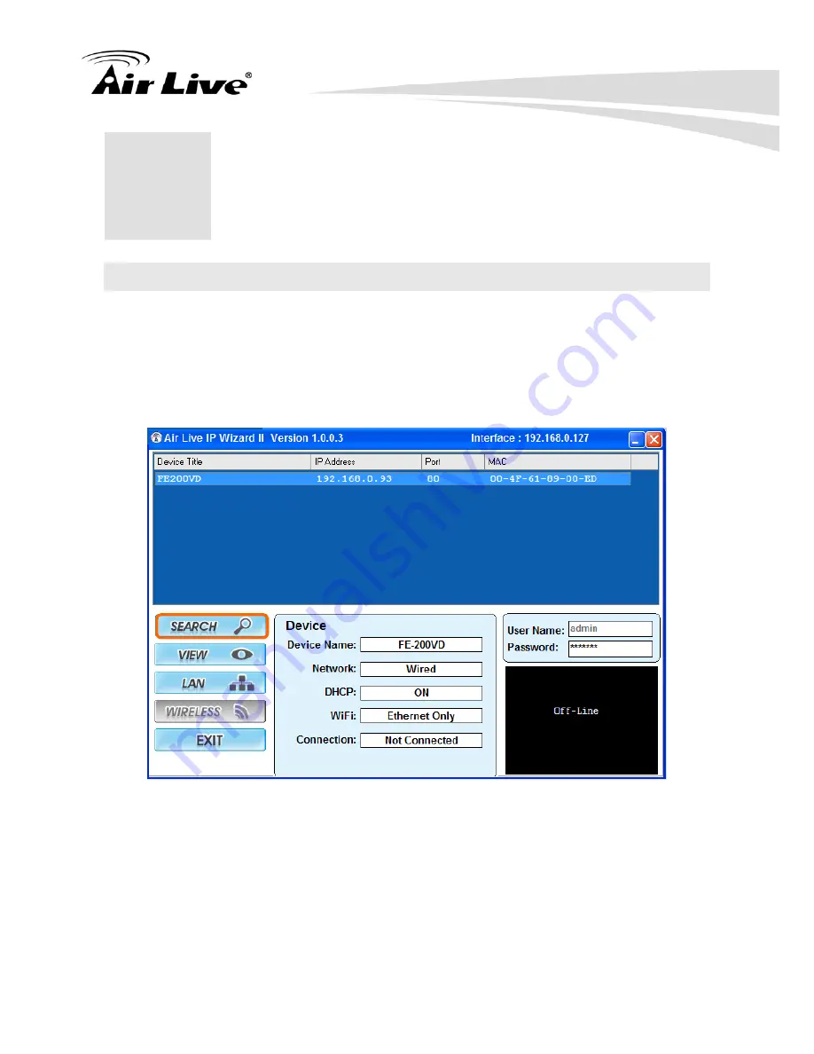 Air Live FE-200VD User Manual Download Page 13