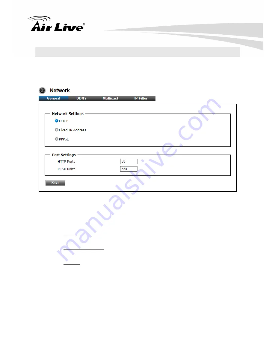 Air Live FE-501OD User Manual Download Page 25