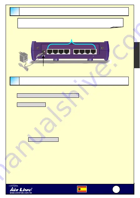 Air Live Live-FSH16T+ Quick Setup Manual Download Page 5