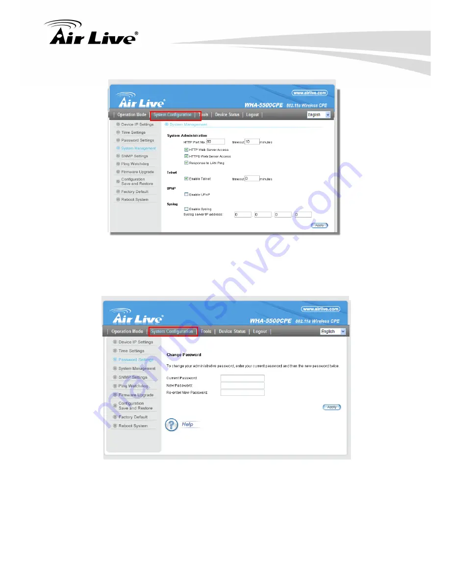 Air Live WHA-5500CPE User Manual Download Page 34