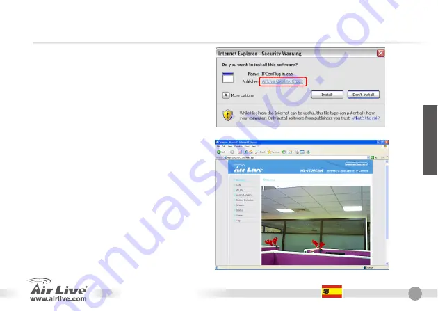 Air Live WL-1200CAM Quick Setup Manual Download Page 21