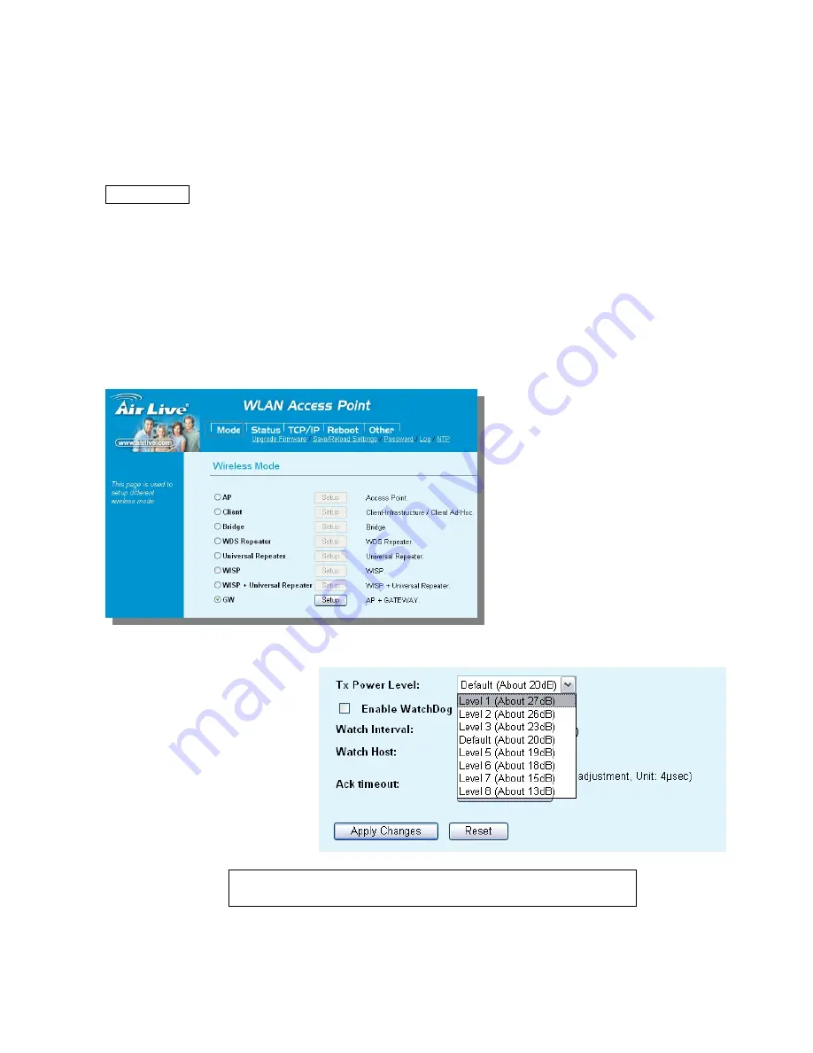 Air Live WL-5460AP User Manual Download Page 6