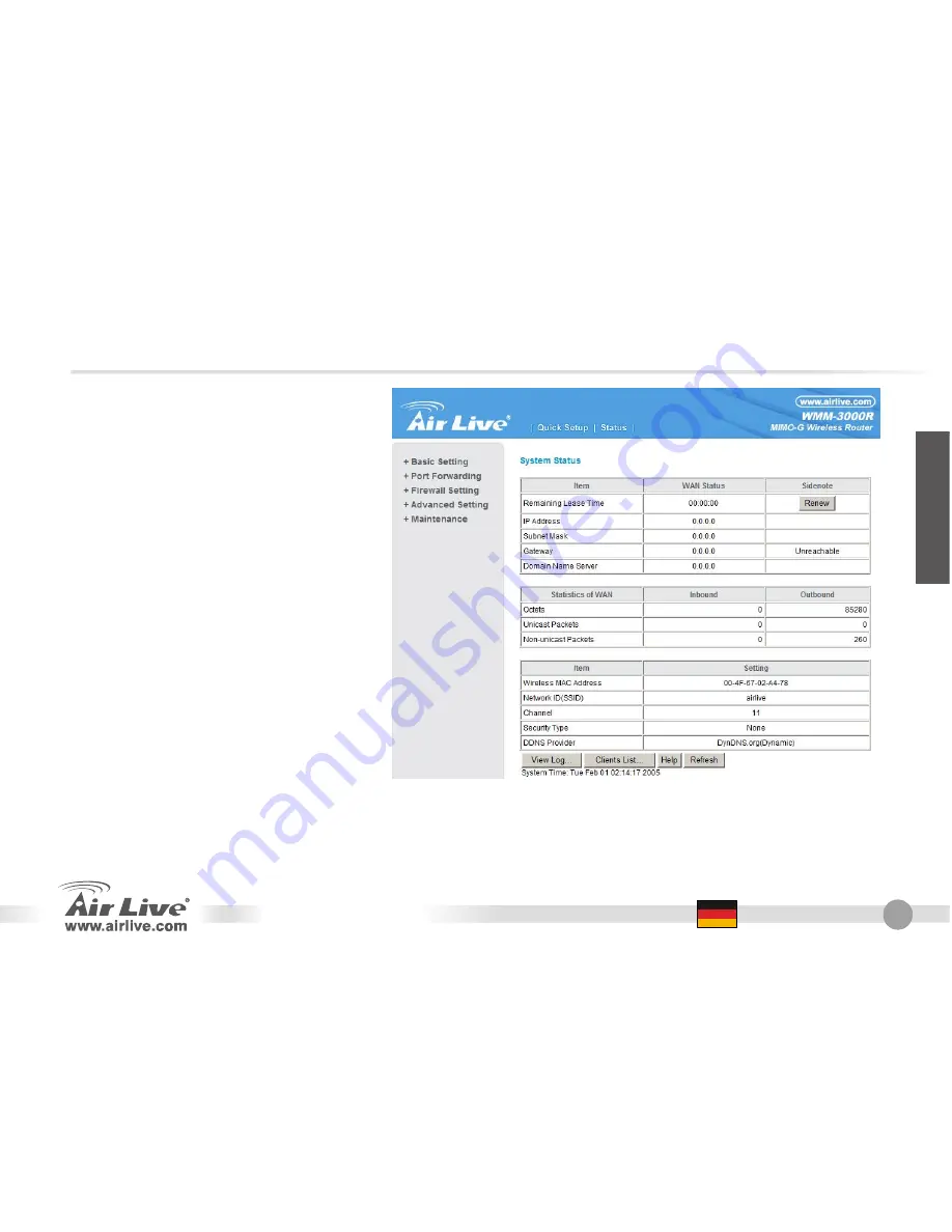 Air Live WMM-3000R Quick Setup Manual Download Page 15