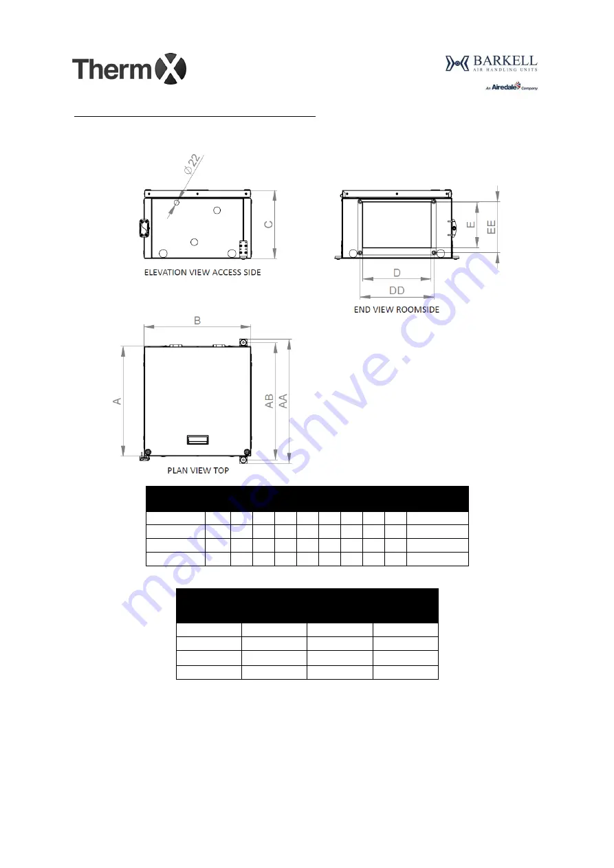 AIREDALE Barkell Therm X HR85 Installation, Operation And Maintenance Manual Download Page 23