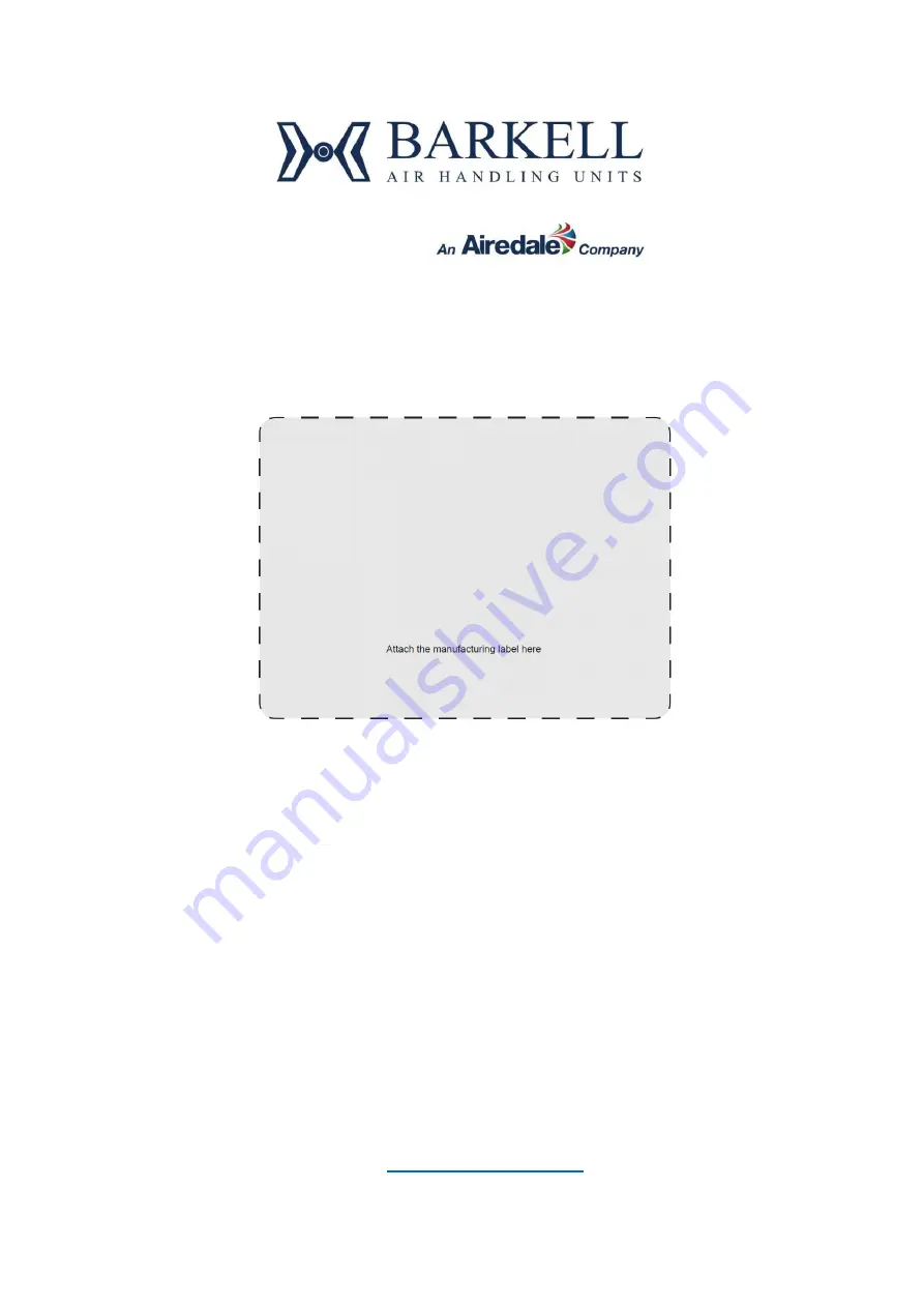 AIREDALE Barkell Therm X HR85 Installation, Operation And Maintenance Manual Download Page 108