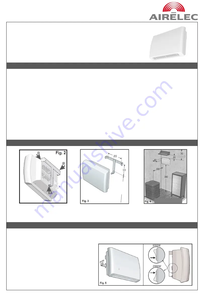 Airelec Agate Quick Start Manual Download Page 1