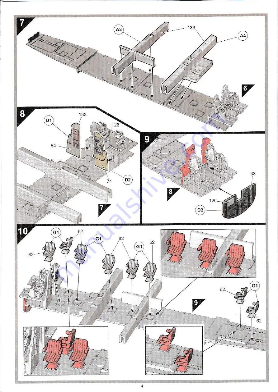 AIRFIX Avro Shackleton MR.2 A11004 Assembly Instructions Manual Download Page 4