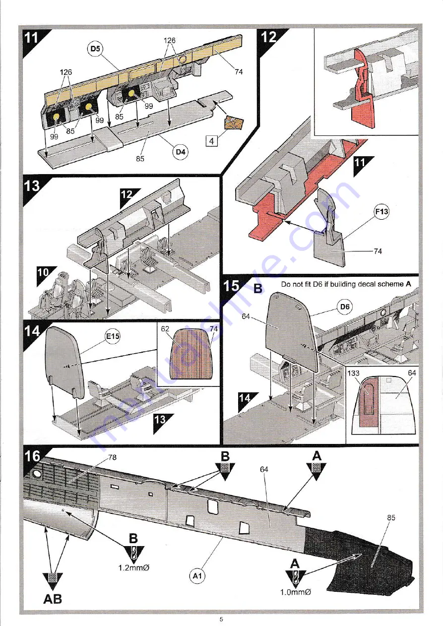 AIRFIX Avro Shackleton MR.2 A11004 Assembly Instructions Manual Download Page 5