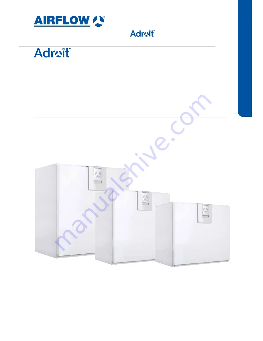 Airflow Adroit DV110 Instruction Manual Download Page 1