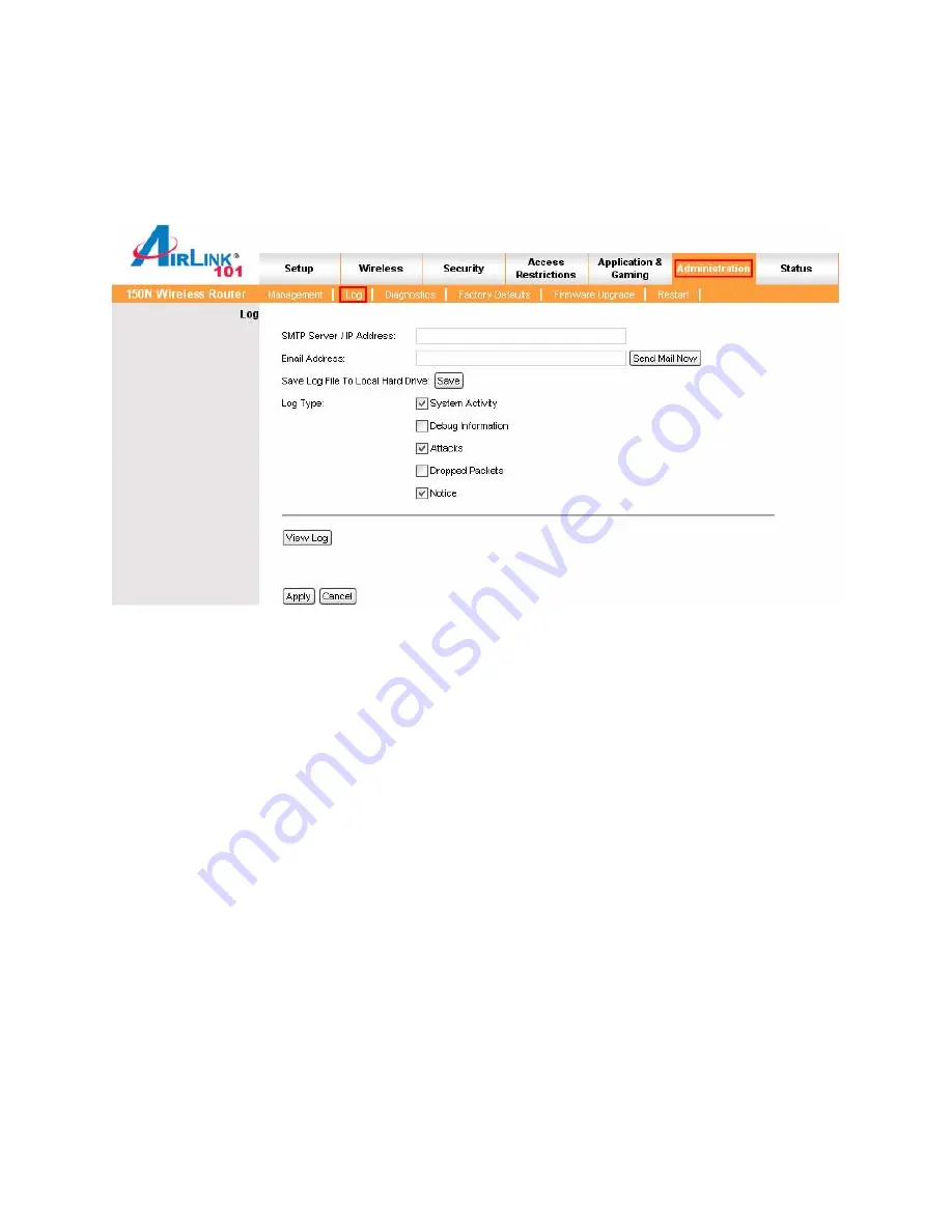 Airlink101 AR670W User Manual Download Page 39