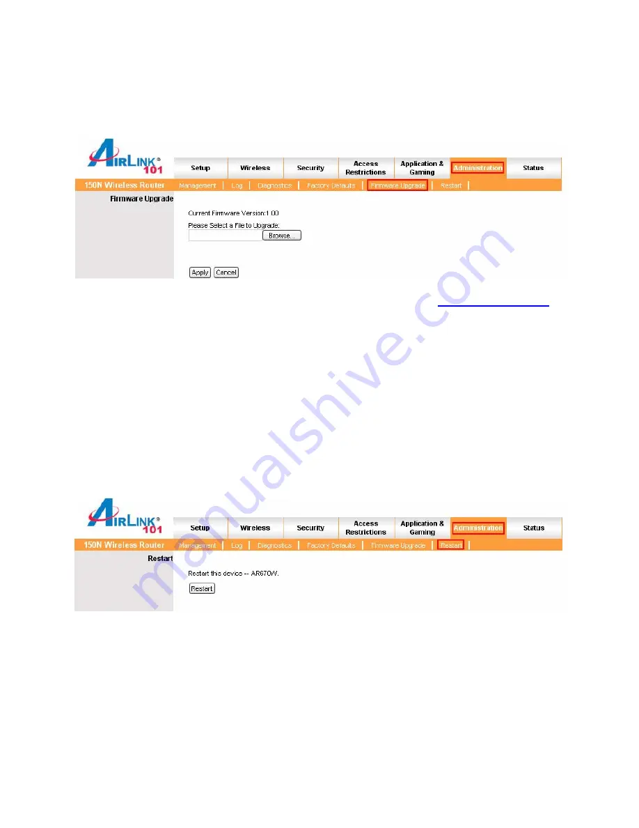 Airlink101 AR670W User Manual Download Page 41