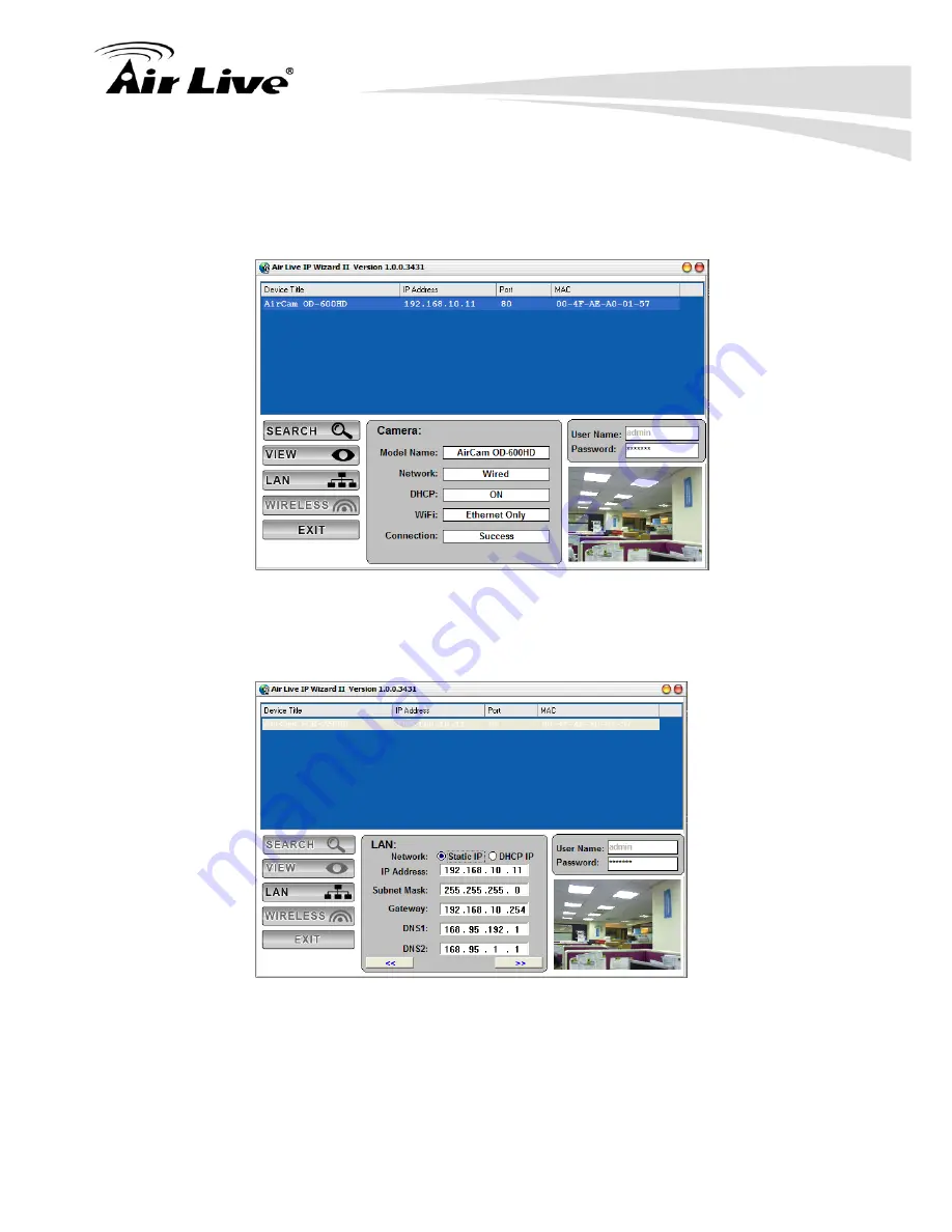 AirLive AIRCAM POE-250HD User Manual Download Page 13