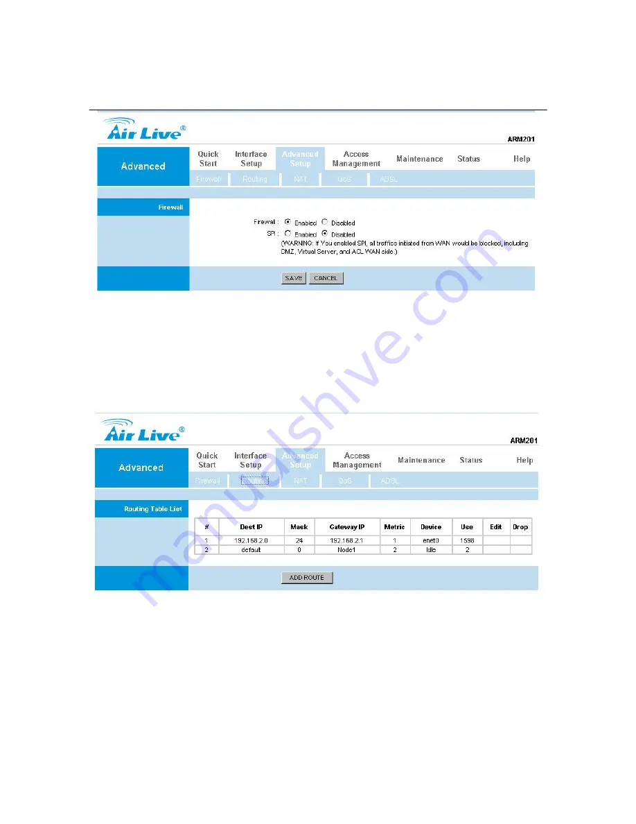 AirLive ARM-201 User Manual Download Page 56