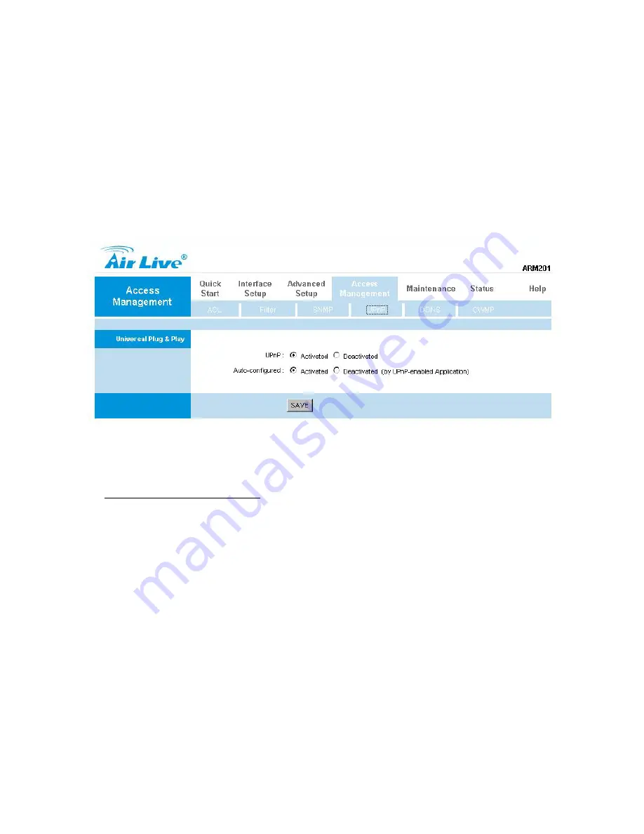 AirLive ARM-201 User Manual Download Page 68