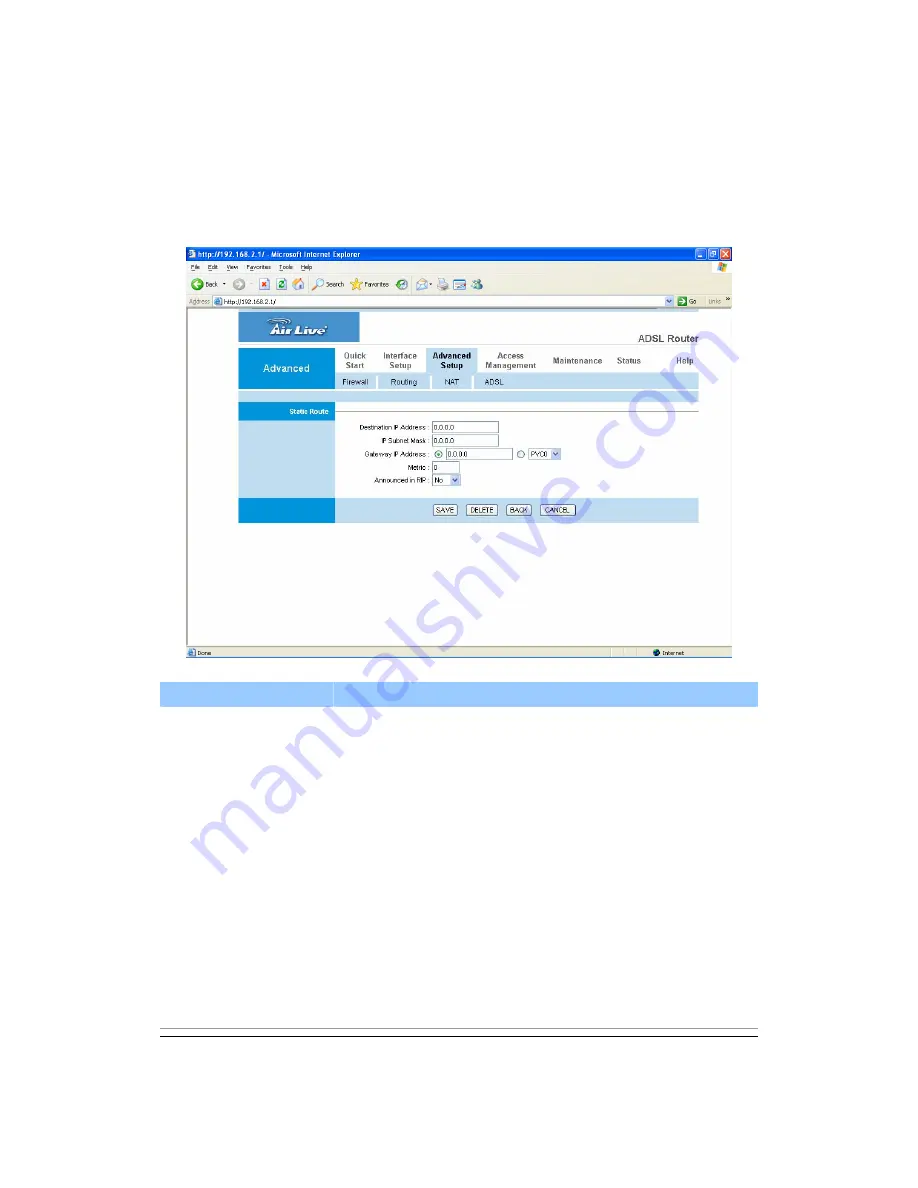 AirLive ARM-204 User Manual Download Page 45