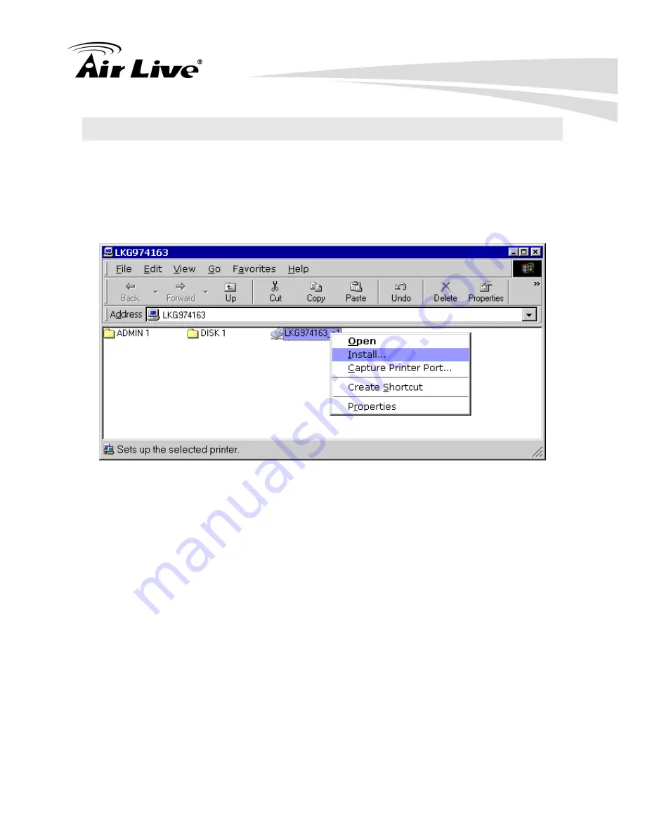 AirLive NAS-235 User Manual Download Page 28