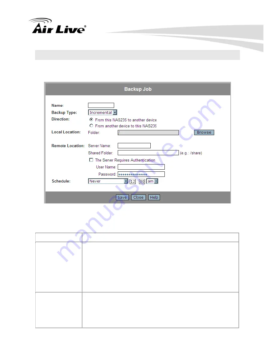 AirLive NAS-235 User Manual Download Page 65