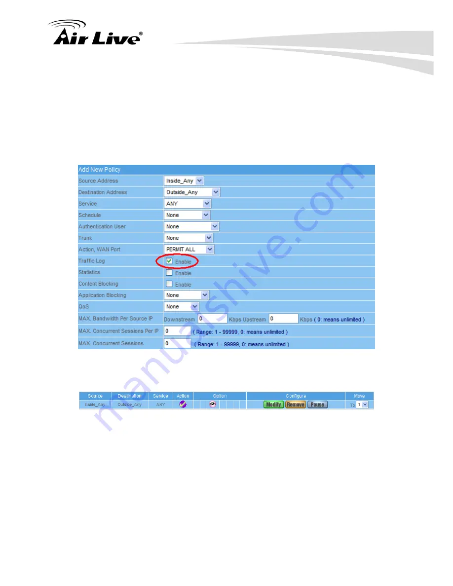 AirLive RS-2500 User Manual Download Page 196