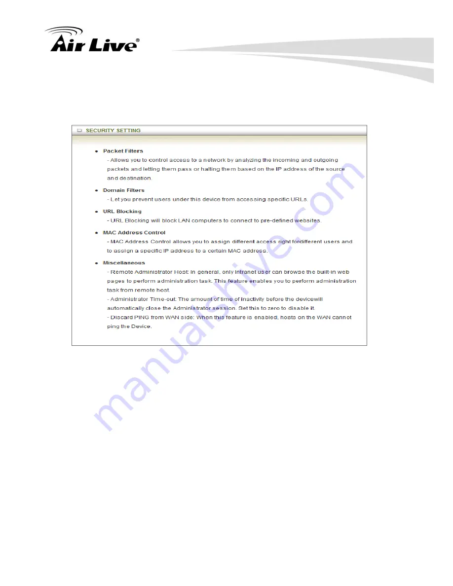 AirLive Traveler3G M User Manual Download Page 63