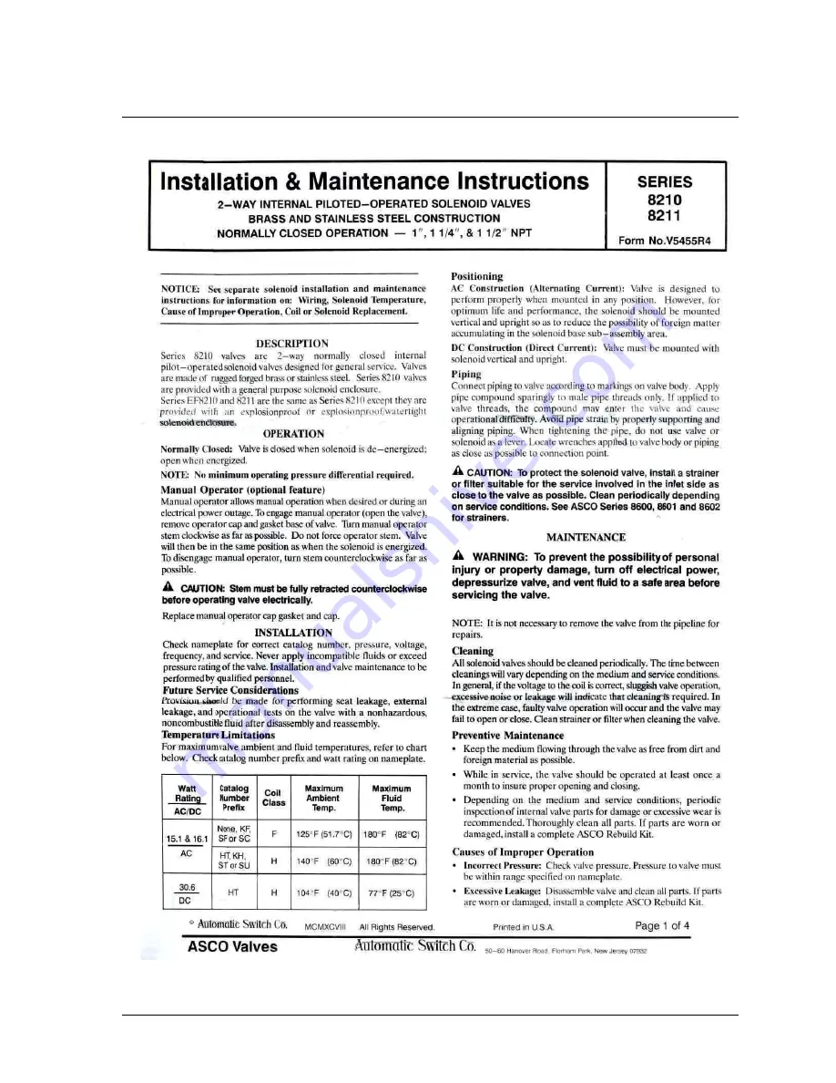 AirSep AS-A Instruction Manual Download Page 177