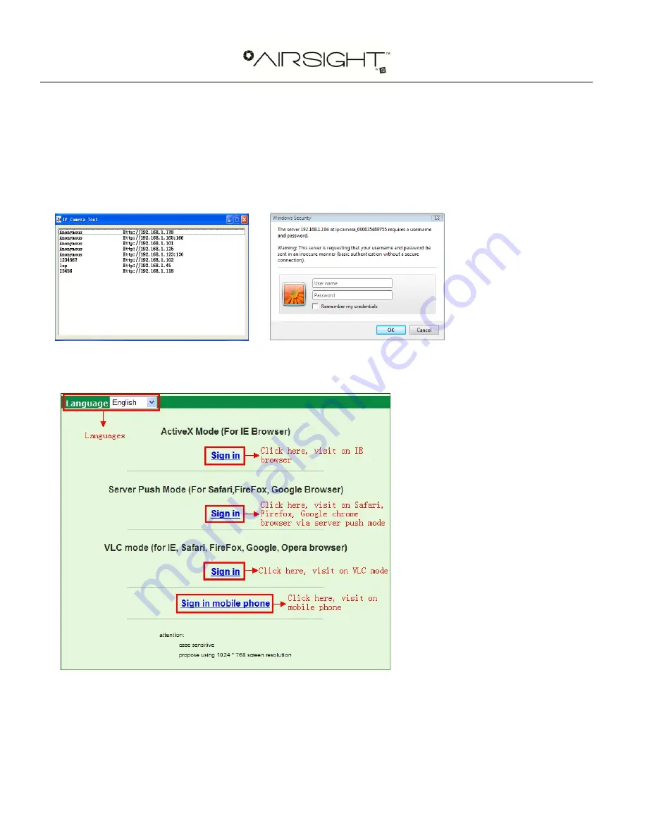 Airsight XX34A Quick Installation Manual Download Page 3