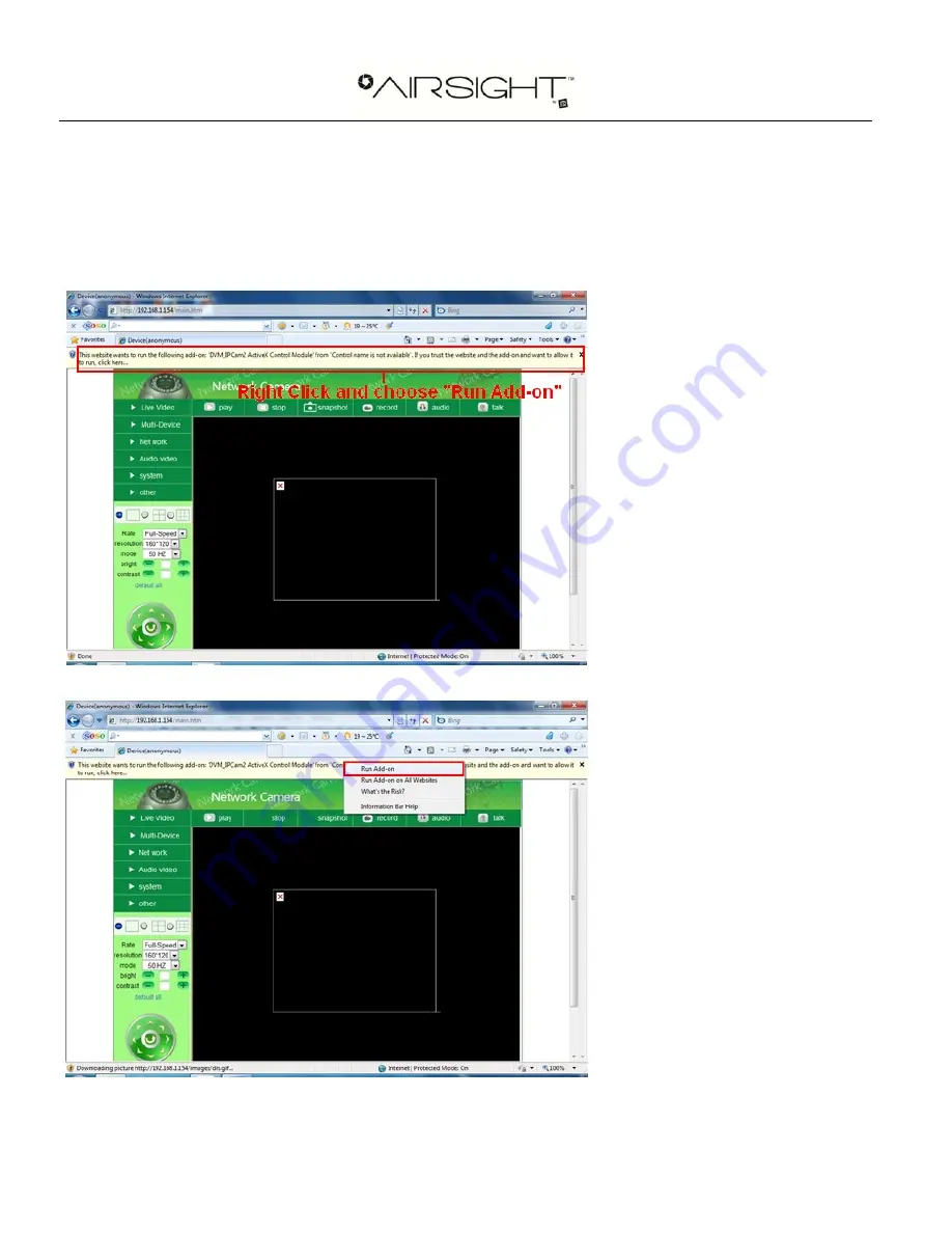 Airsight XX34A Quick Installation Manual Download Page 4