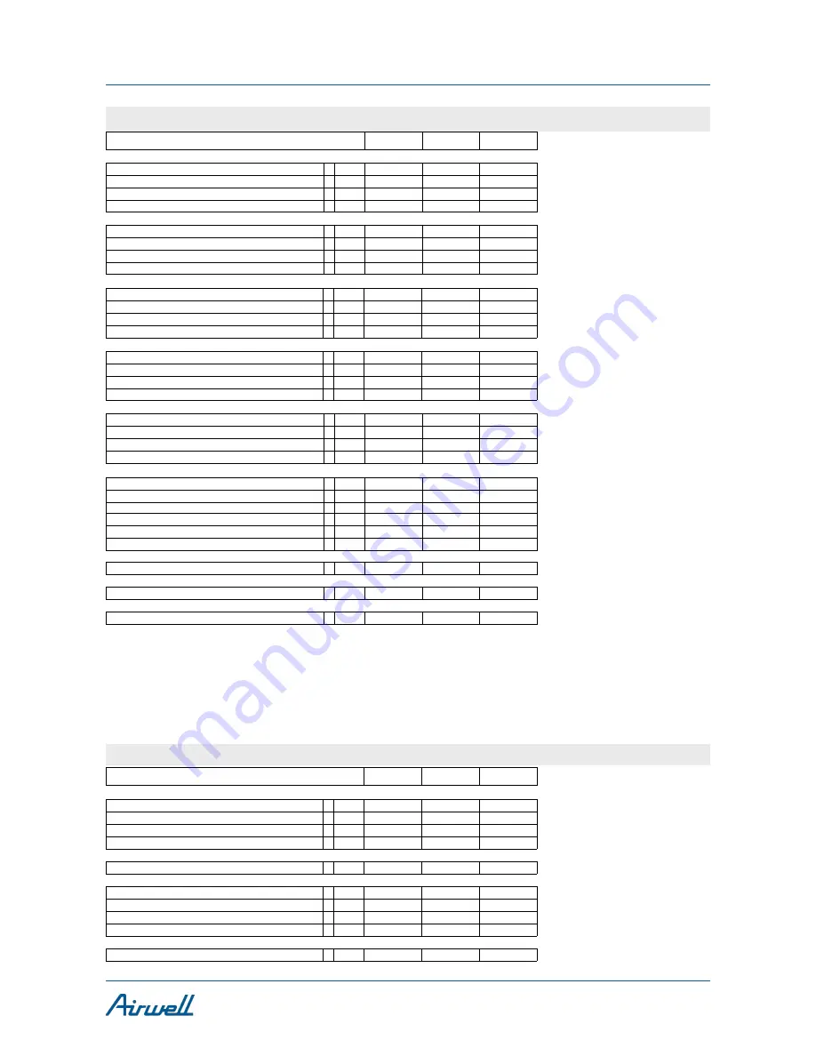 Airwell Airflow 2020 Installation And Operating Manual Download Page 56