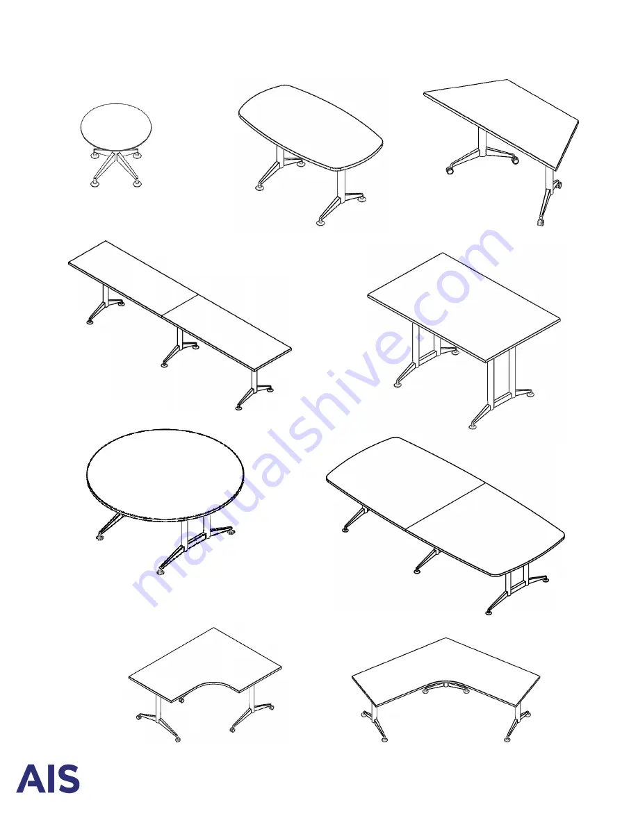 AIS Day to Day Tables Скачать руководство пользователя страница 1