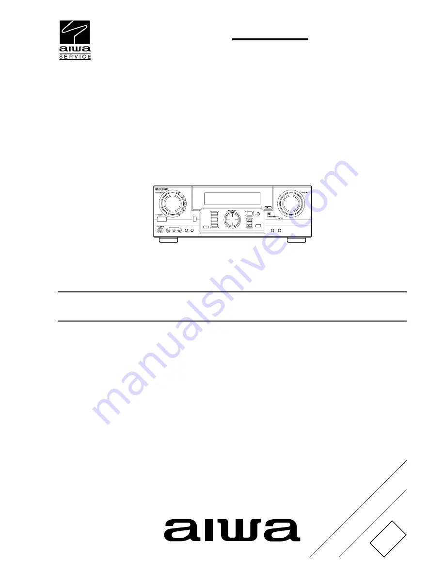 Aiwa AV-D57 Service Manual Download Page 1