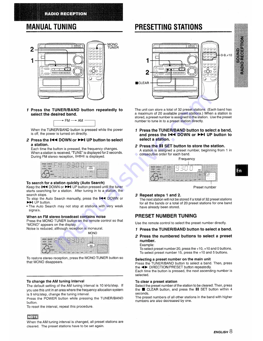 Aiwa CX-NMT50 Скачать руководство пользователя страница 9