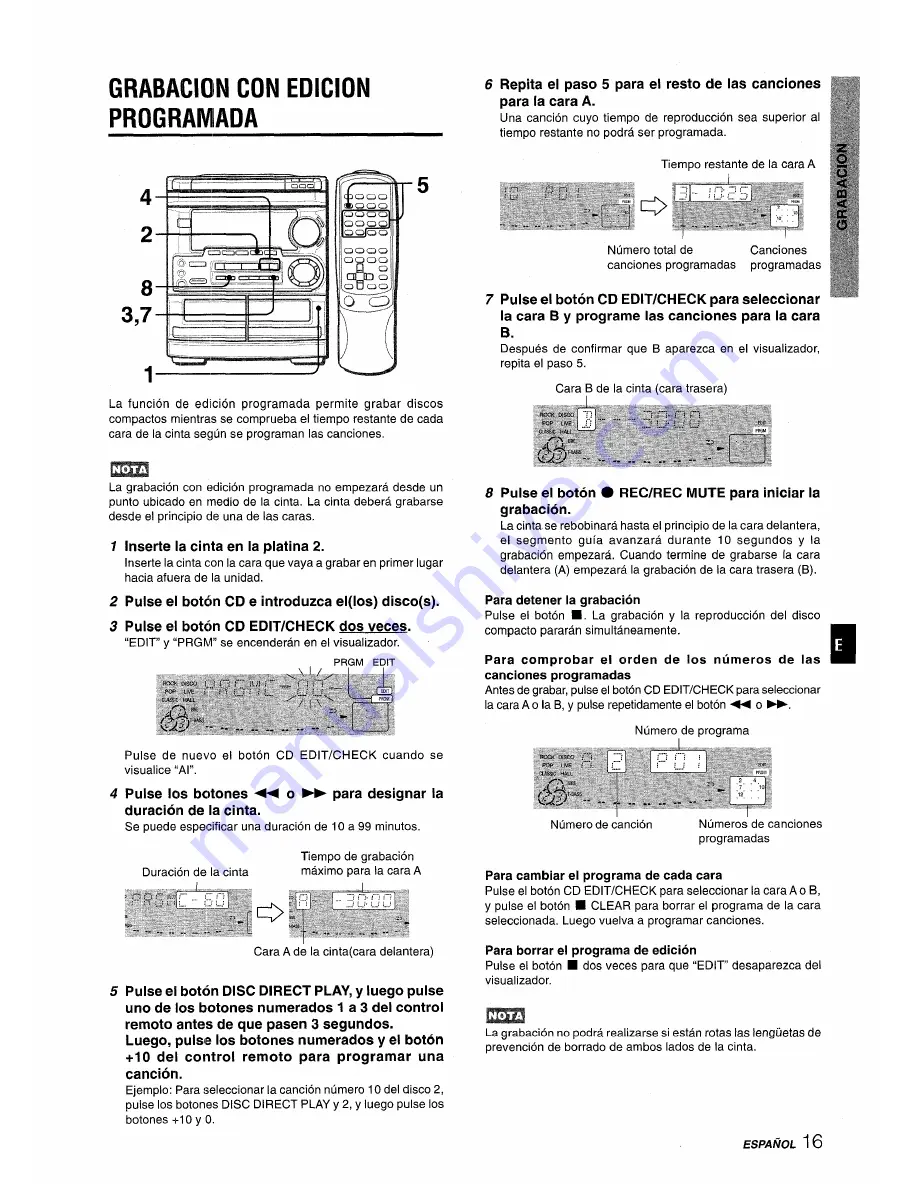 Aiwa CX-NMT50 Operating Instructions Manual Download Page 43