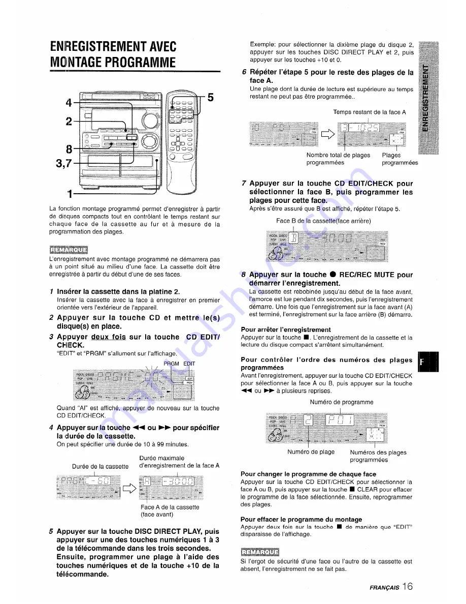 Aiwa CX-NMT50 Скачать руководство пользователя страница 69