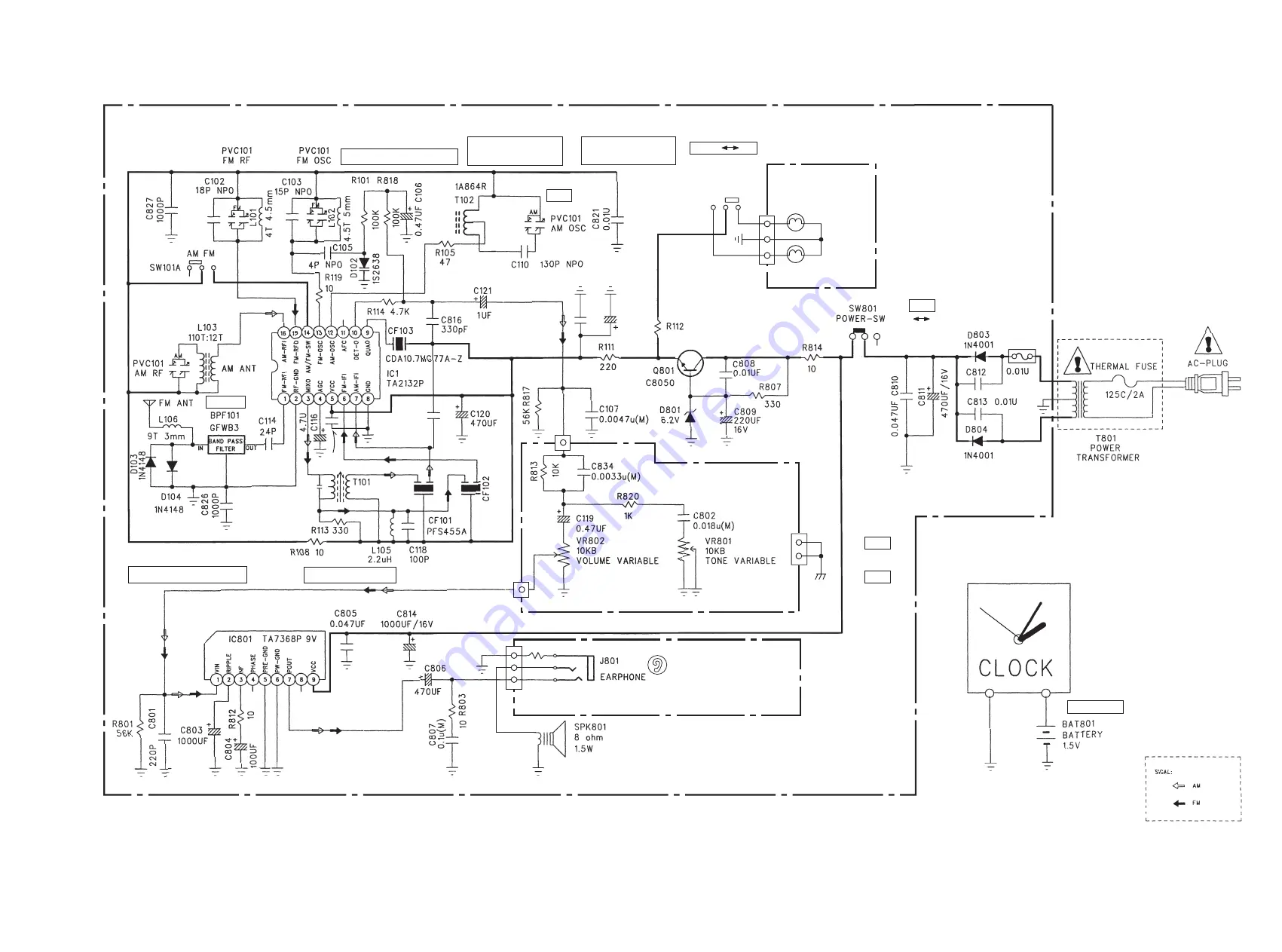 Aiwa FR-T7 Service Manual Download Page 7