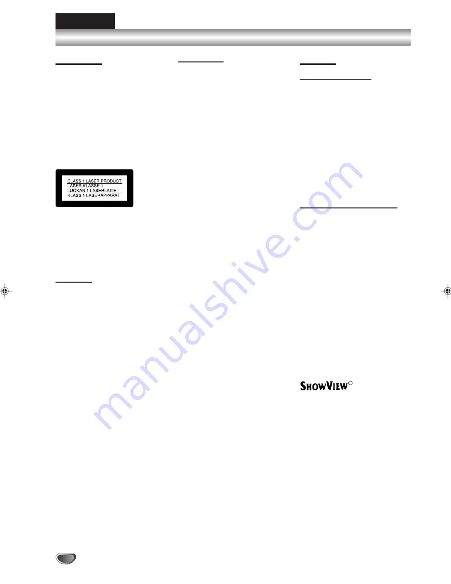 Aiwa HV-DH10 Operating Instructions Manual Download Page 2