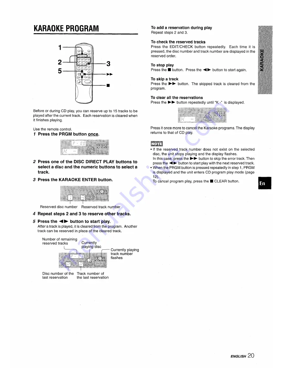 Aiwa NSX-AV800 Operating Instructions Manual Download Page 21